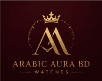 Arabic Aura BD — crown monogram logo